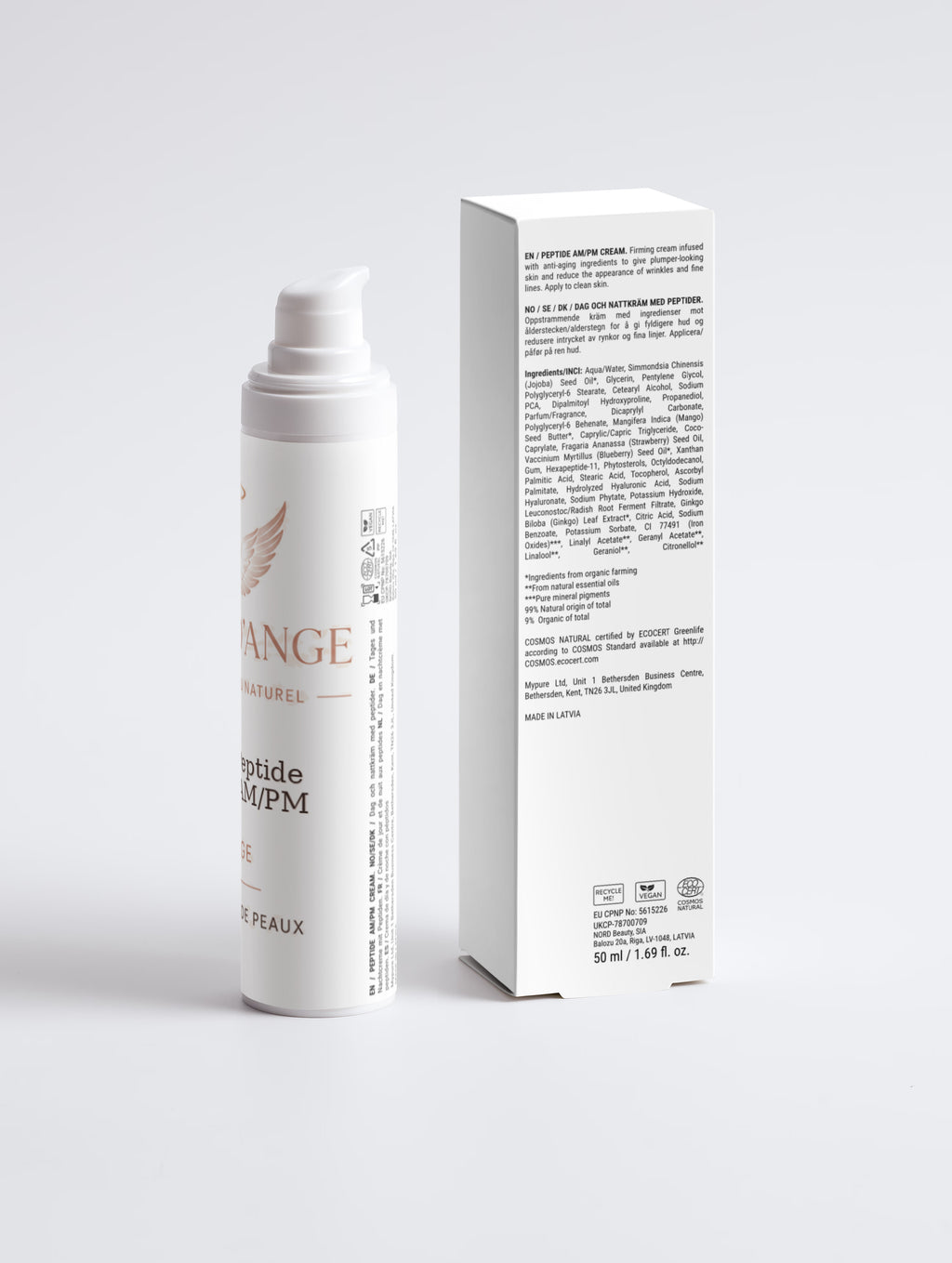 Crème anti-âge aux peptides jour & nuit 50ml