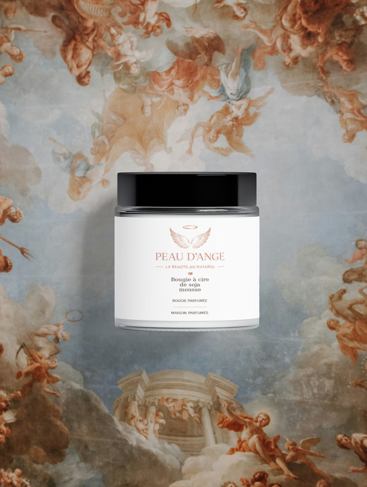 Bougie à la cire de soja, mousse 100ml