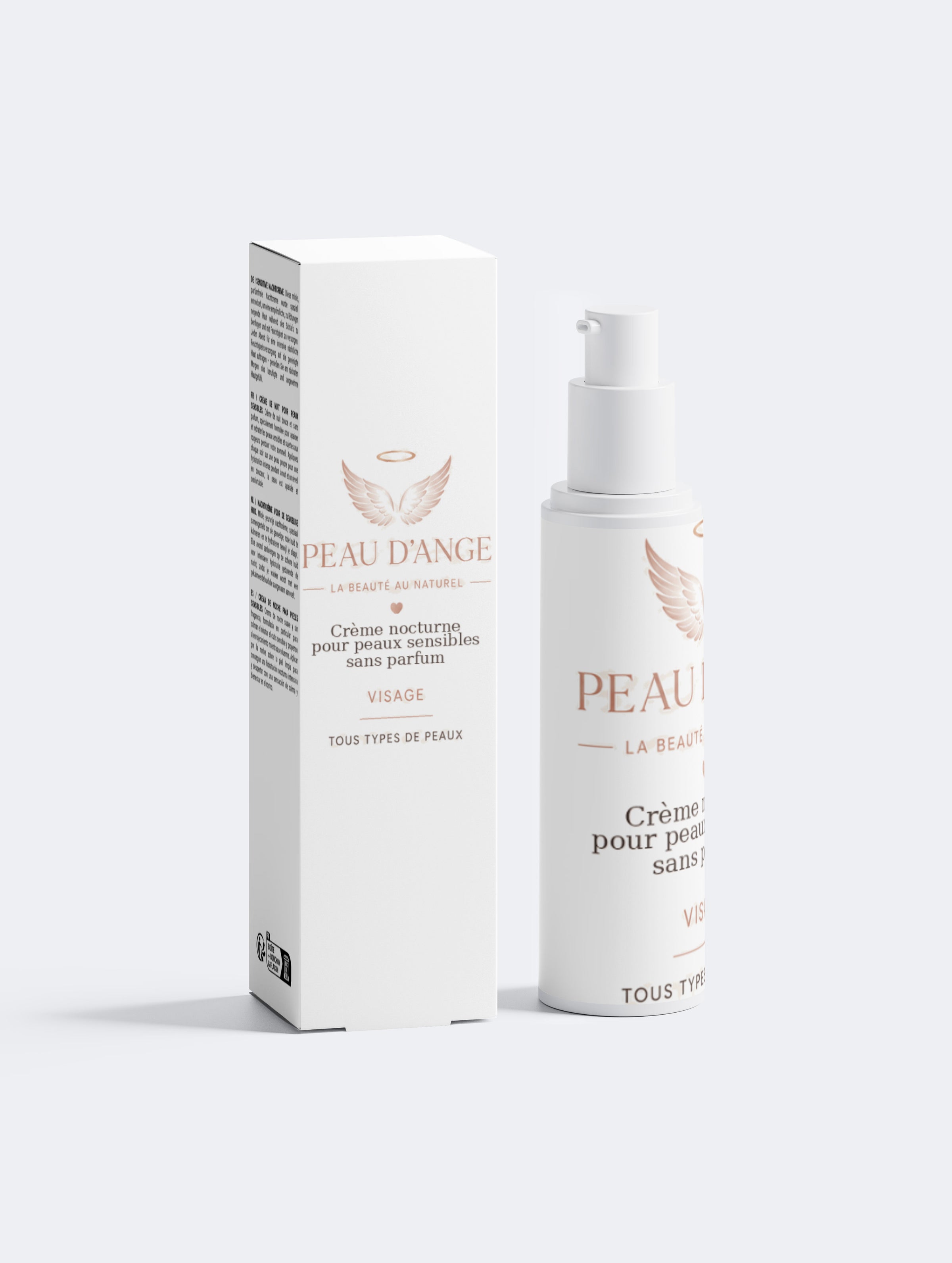 Crème de nuit sans parfum pour peaux sensibles 50ml