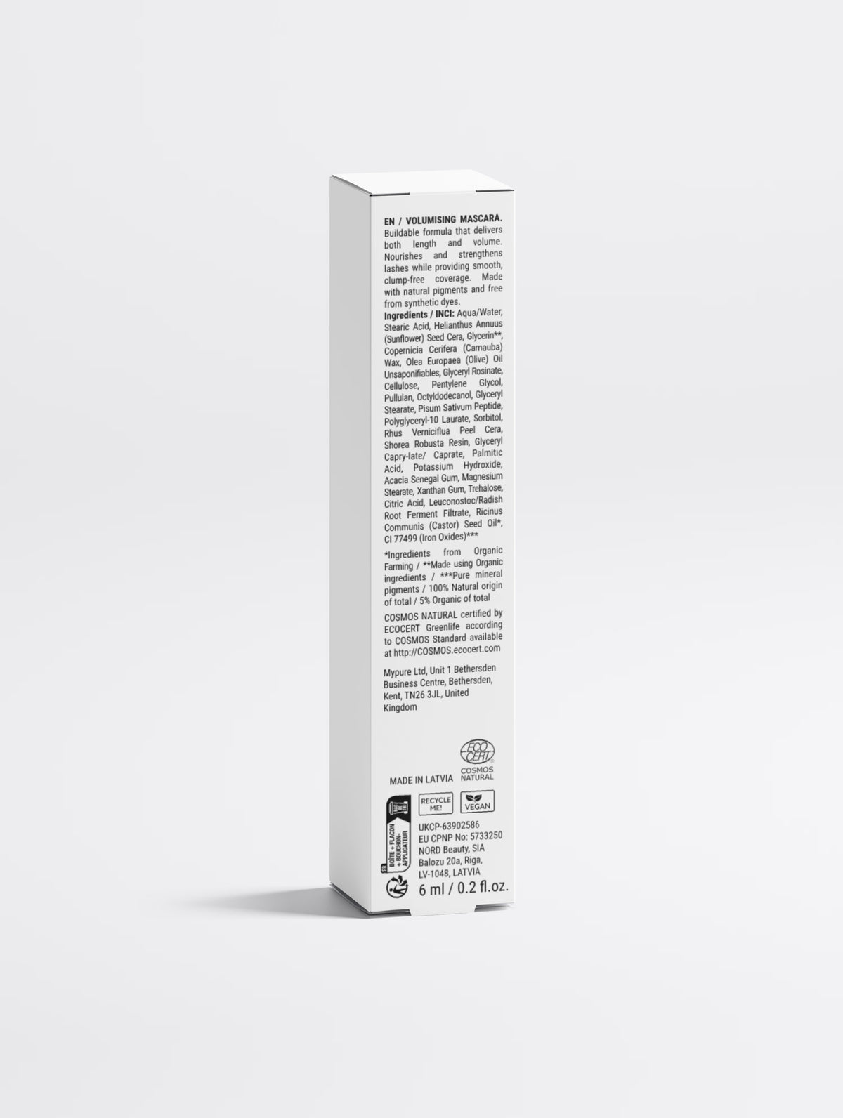 Mascara allongeant et volumisant 6g