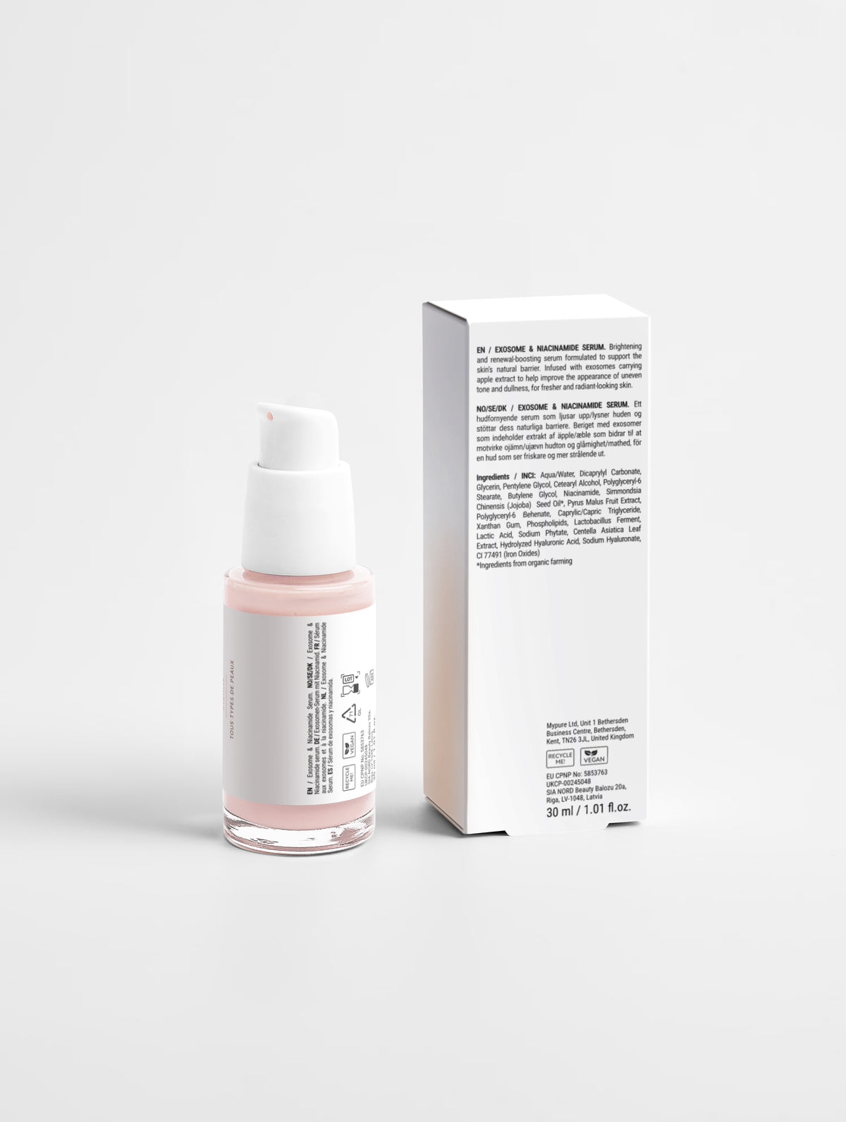 Sérum éclat aux exosomes et à la niacinamide 30ml