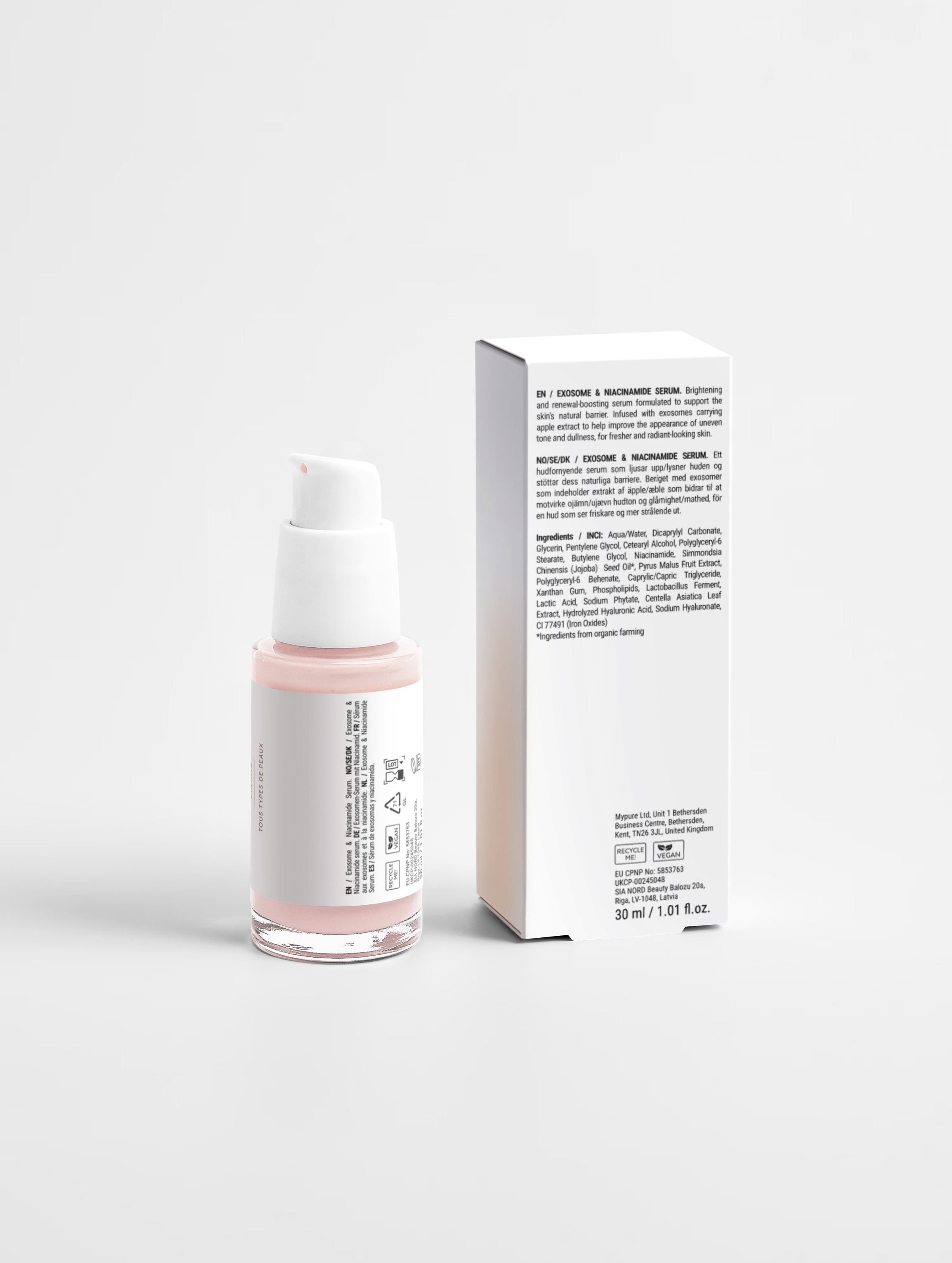 Sérum éclat aux exosomes et à la niacinamide 30ml