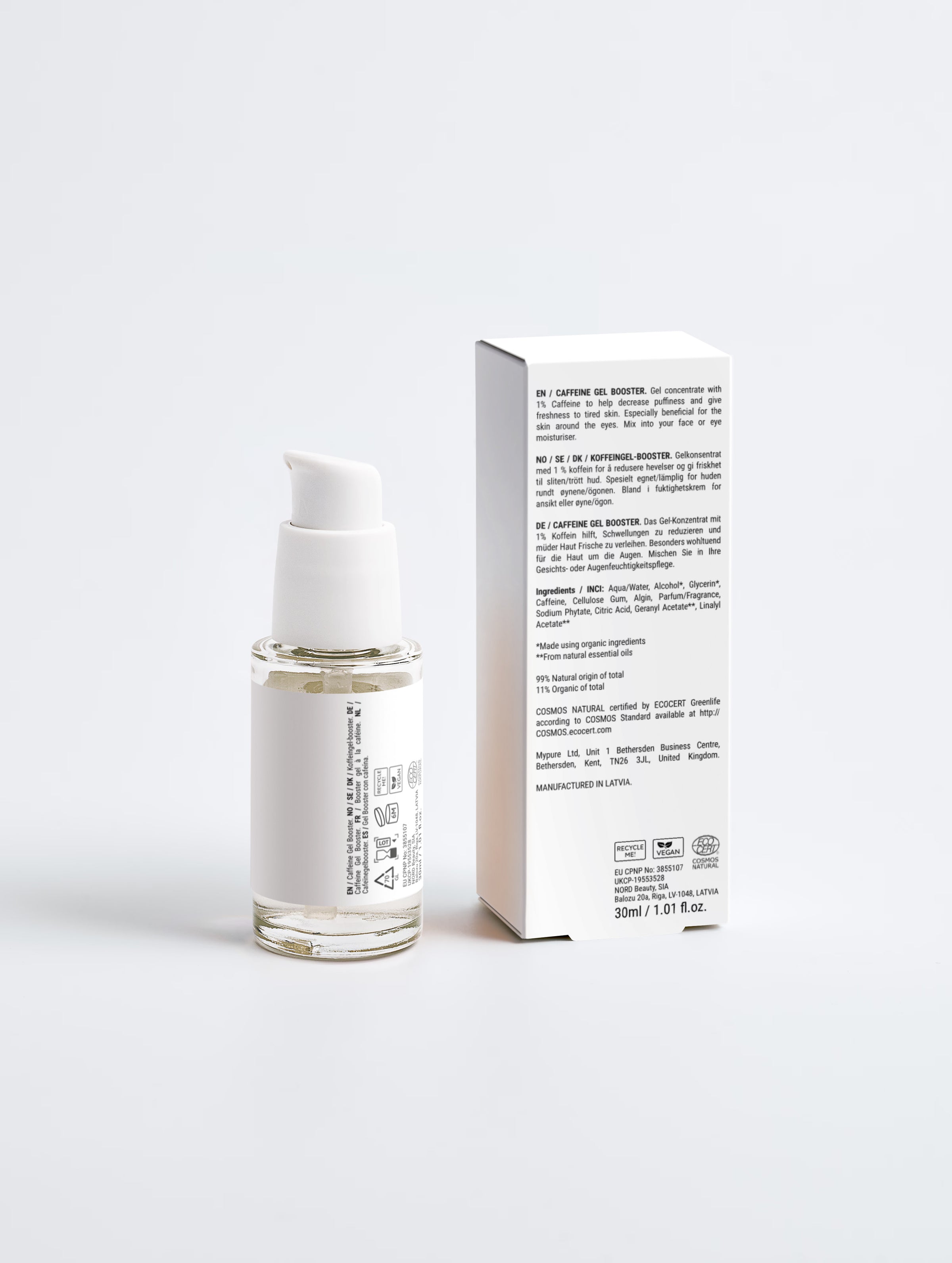 Gel booster à la caféine 30ml