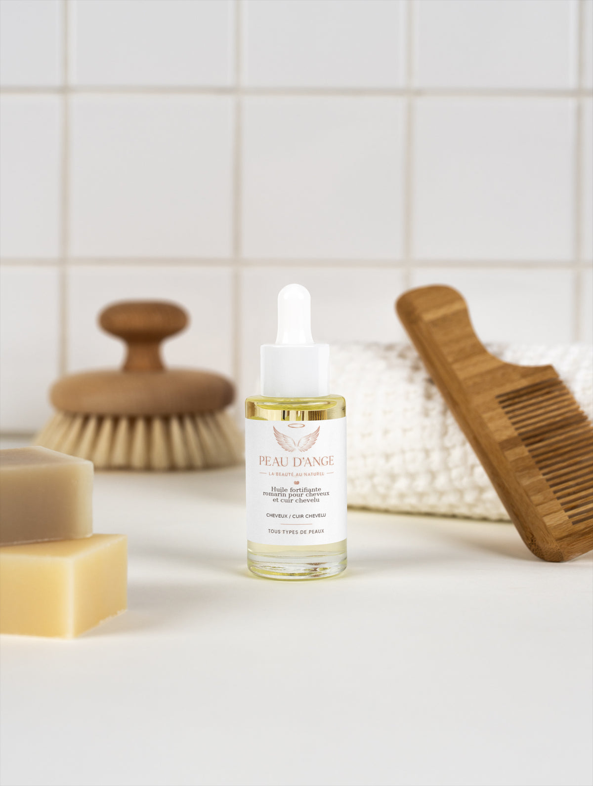 Huile fortifiante cheveux & cuir chevelu au romarin 30ml